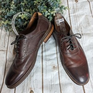 Johnston & Murphy Brown Leather Oxfords